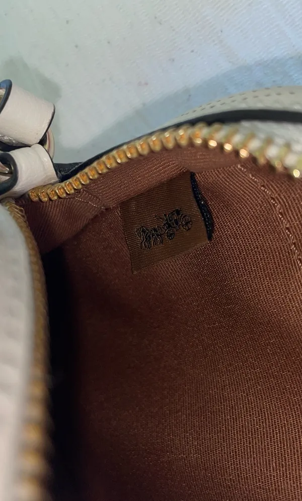 Coach White Leather Bag Shoulder - Image 9