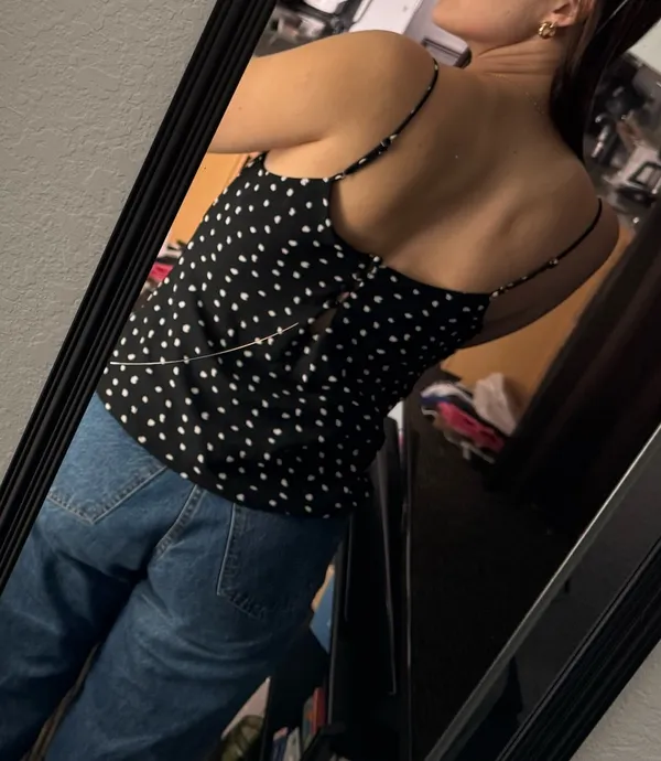 ASTR Polka Dot Tank Top - Image 2