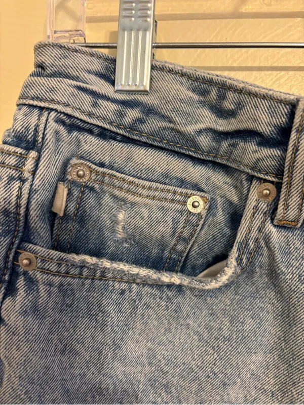 Lovers and Friends Jack High Rise Cut Off Denim Shorts 30 - Image 7