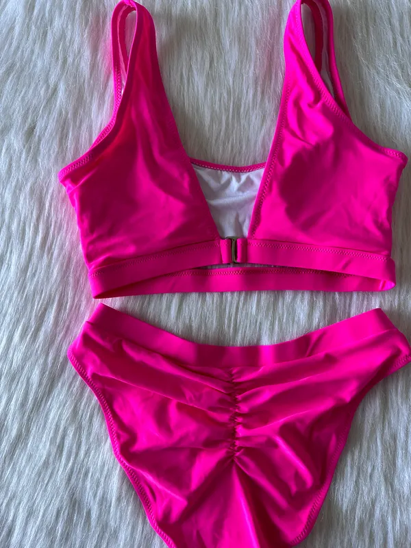 NWOT Pink  Bikini Set - Image 6