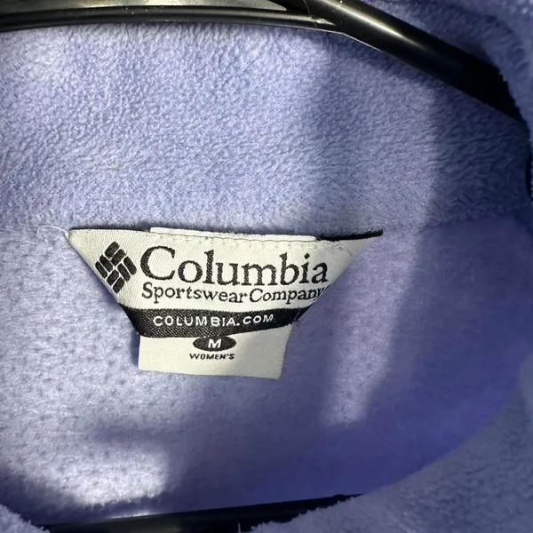 H76 Columbia grey fleece jacket Size M - Image 2