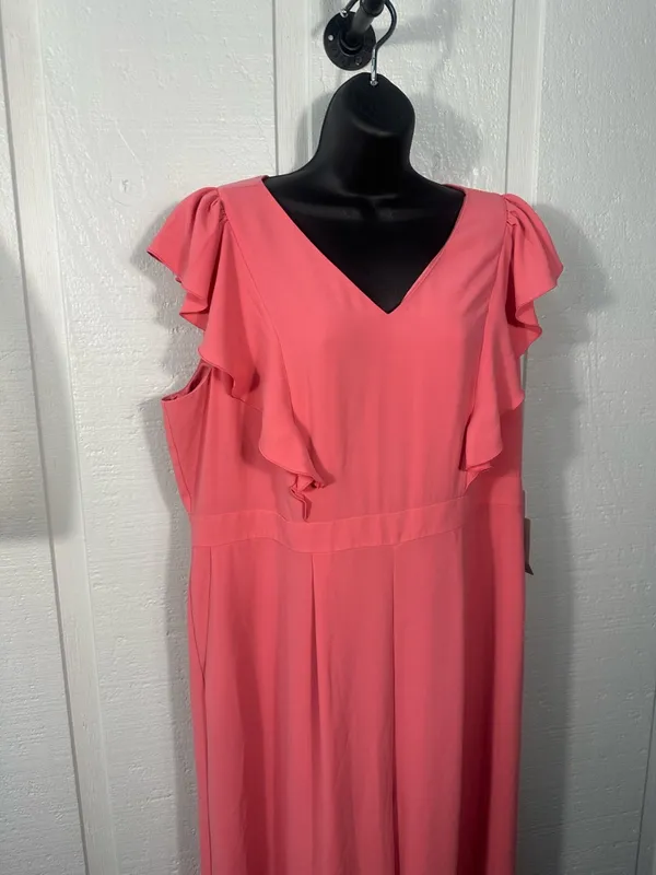 Rachel Parcell Coral Sleeveless Pantsuit Size XXL NWT - Image 4