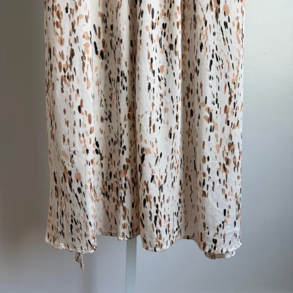 Anthropologie Grade & Gather sz S cream brown cottage‎ milkmaid Y2K maxi dress - Image 7