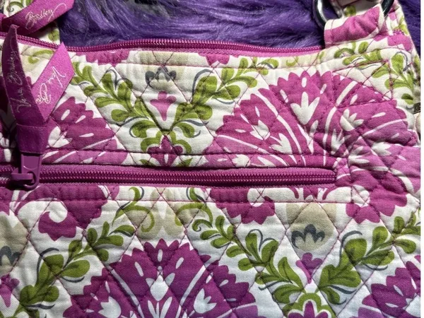 Vera Bradley Julep Tulip 100% Cotton Crossbody Hobo Sachel bag purse - Image 2
