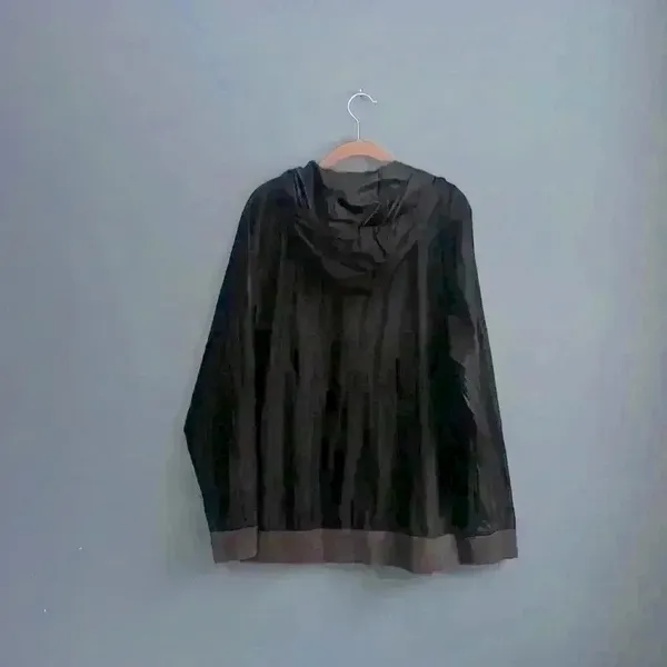 Empyre Surplus Co. black windbreakerker or rain jacket womans size M‎ Size M - Image 3