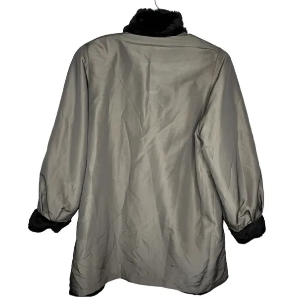 J. Percy for Marvin Richards Reversible‎ Faux Fur Coat - Image 6