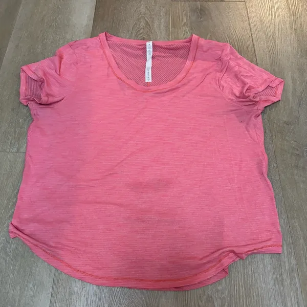 Lululemon Meant To Move Tee Heathered Flash Light Tone - Image 3