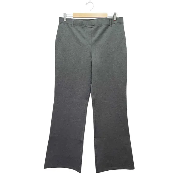 Quince Ultra Stretch Ponte Bootcut Pants Charcoal Gray Size Large Work Career - Image 2