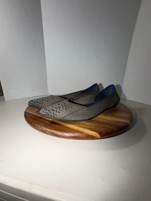 Rothy's The Point Grey Birdseye Knit Pointed Toe Ballet Flats - Image 3