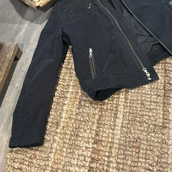 Gap Navy Blue Cargo Utility Jacket Size Large - Image 3