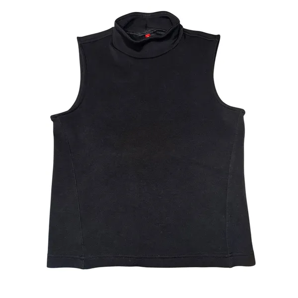 SPANX AirEssentials Sleeveless Mock Neck Tank Top in Black Women's XS Work Sleek - Image 2