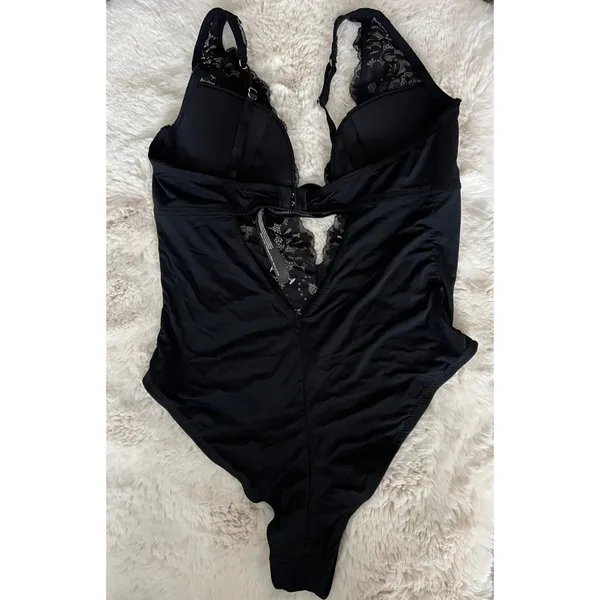 Anthropologie By Plunge Underwire Lace Bodysuit - Image 8