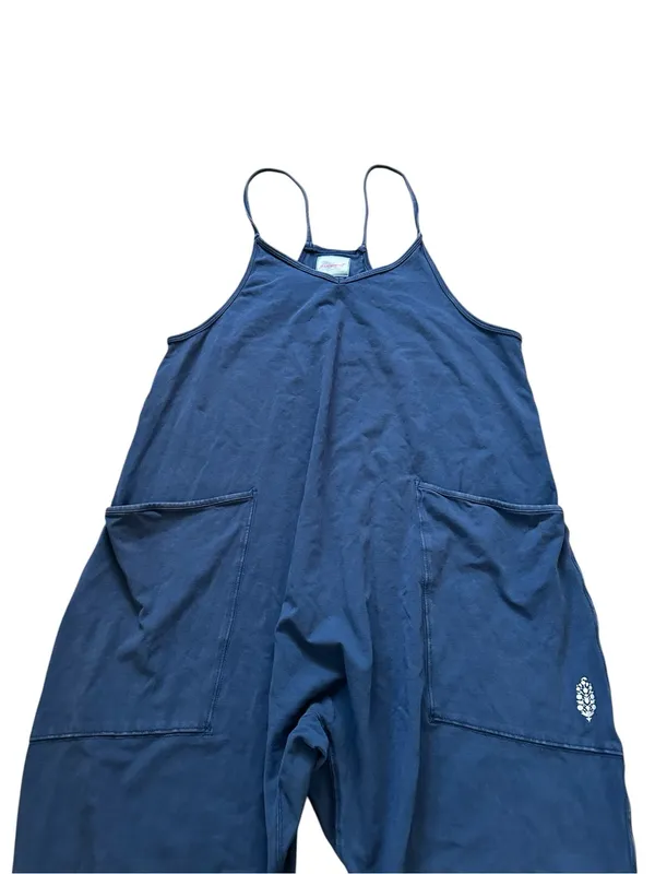 FP Movement Free People Hot Shot Jumpsuit Misty Blue Bohemian Athleisure NWOT - Image 4