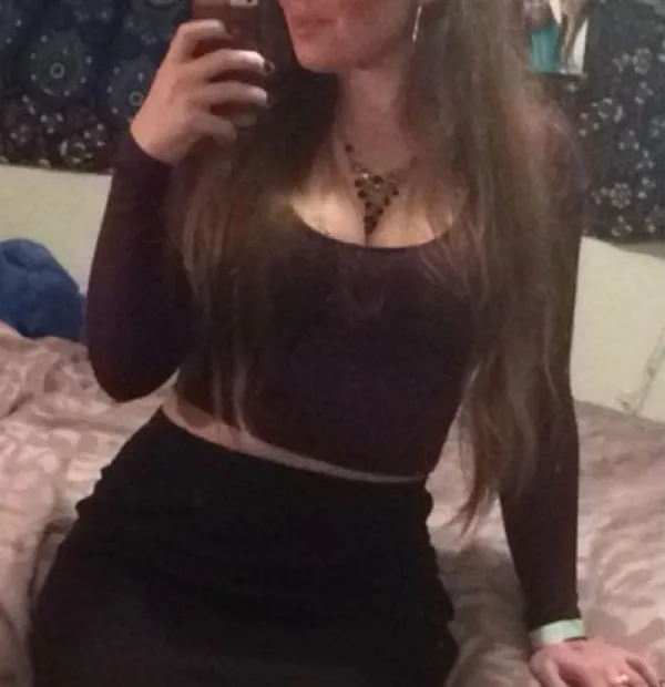 Forever 21 Purple long sleeve crop top - Image 5