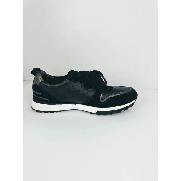 Paul Green Weaver Black Leather Sneaker Comfort Trainer US 9 UK 6.5 - Image 2