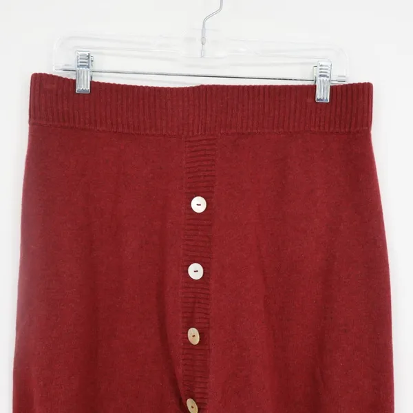 Aventura Women's Valentina Skirt Size Medium‎ Organic Cotton Pomegranate Knit - Image 2