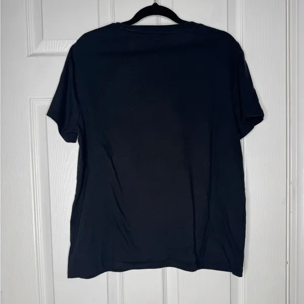 BOMBAS Bee Better Woman’s Plain Black Crewneck Tshirt Cotton Blend Size‎ M/L - Image 2