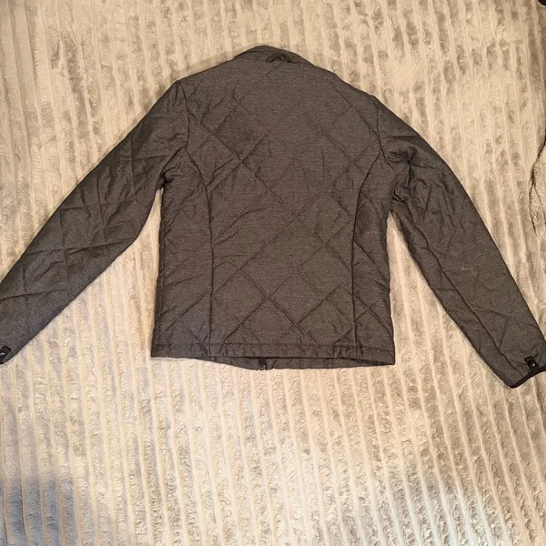 The North Face Womens Jester Quilted Jacket Grey Full Zip Puffer Small‎ Heather - Image 8
