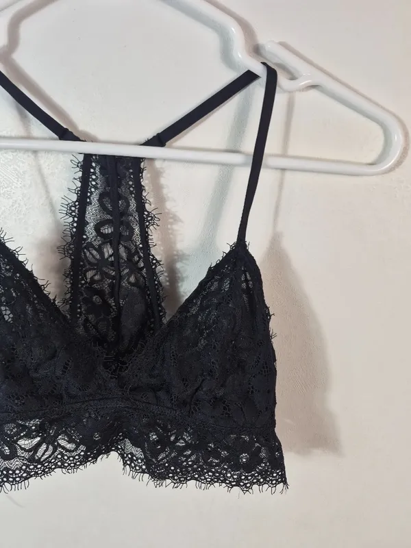 Aerie Black Lace Bralette S - Image 3