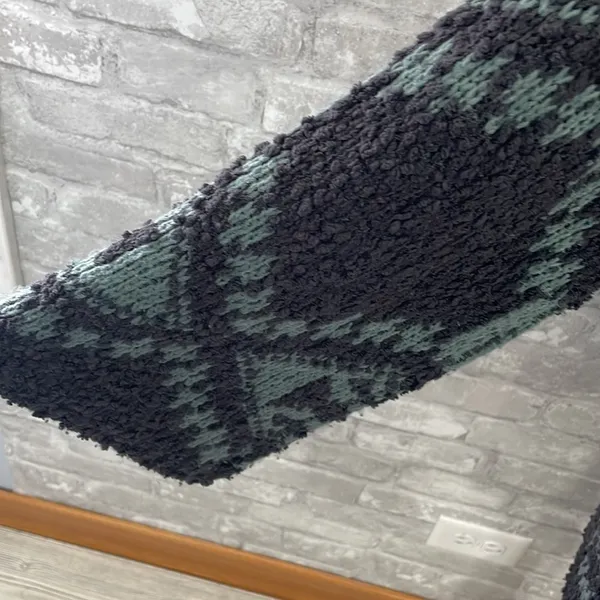 POL Oversized Aztec Chunky Knit Cardigan - Image 4
