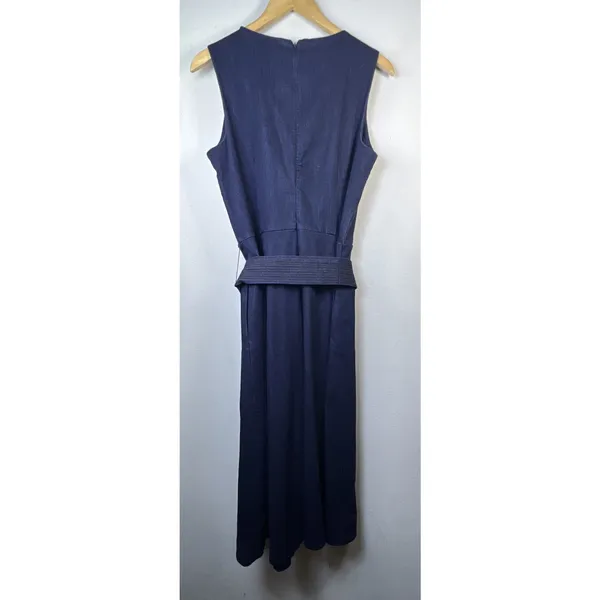 Banana Republic denim y2K blue Jean Dress Belt 10 bohemian retro career y2k - Image 6