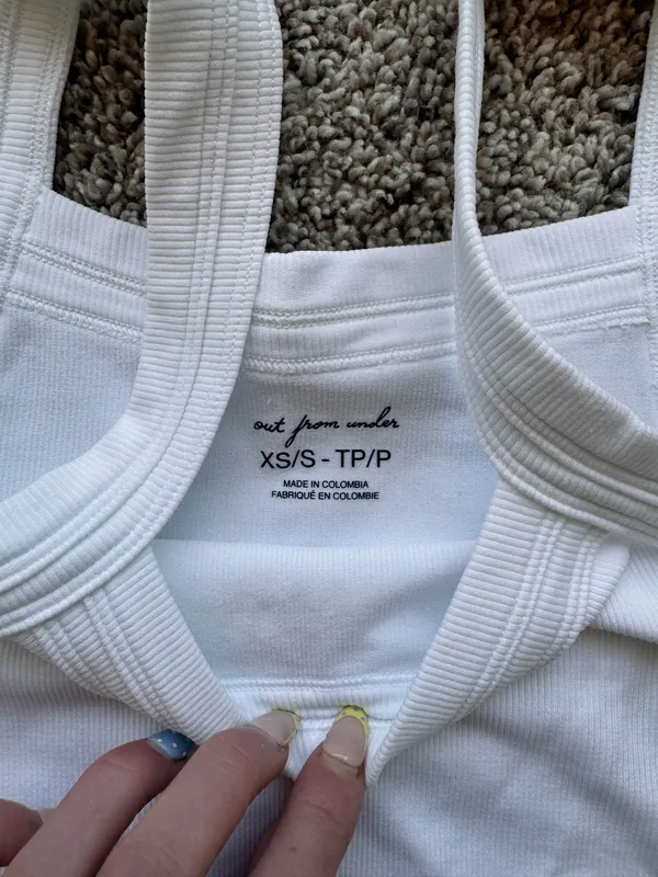 Out From Under White tank top - Image 2