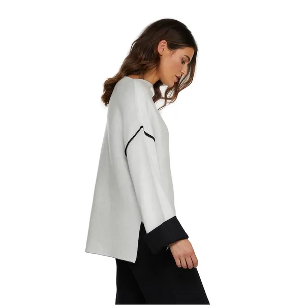 Badgley Mischka Double‎ Faced Sweater Knit Top Size Large - Image 2
