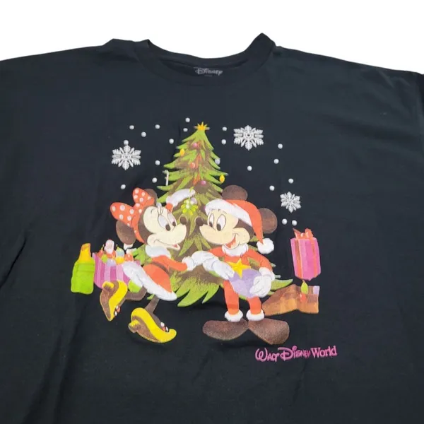 Disney Shirt Size XXL Walt Disney World Mickey Minnie Christmas Graphic T-Shirt Unisex Shirt - Image 2