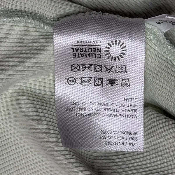 Reformation Tasha Tank Green S EUC Rib Knit Spring Summer Old Money Clean Girl - Image 11