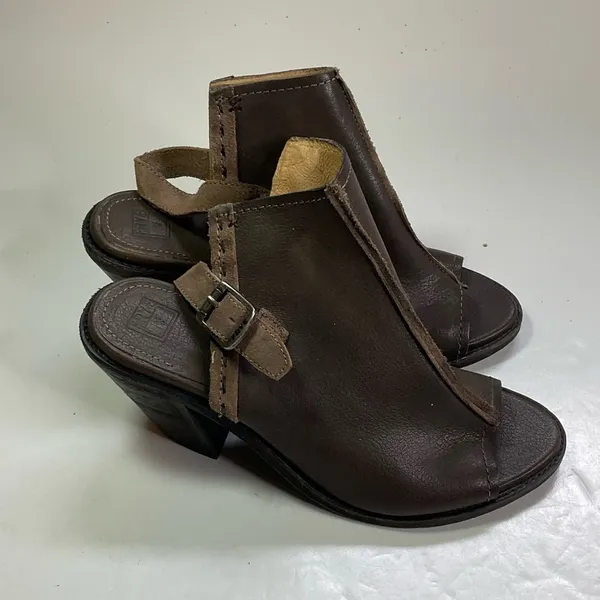 Frye Izzy Artisan Slingback Heeled Sandals Size‎ 7 - Image 2