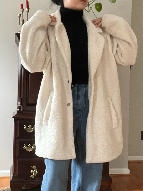 Lucky Brand White Trench Coat - Image 3