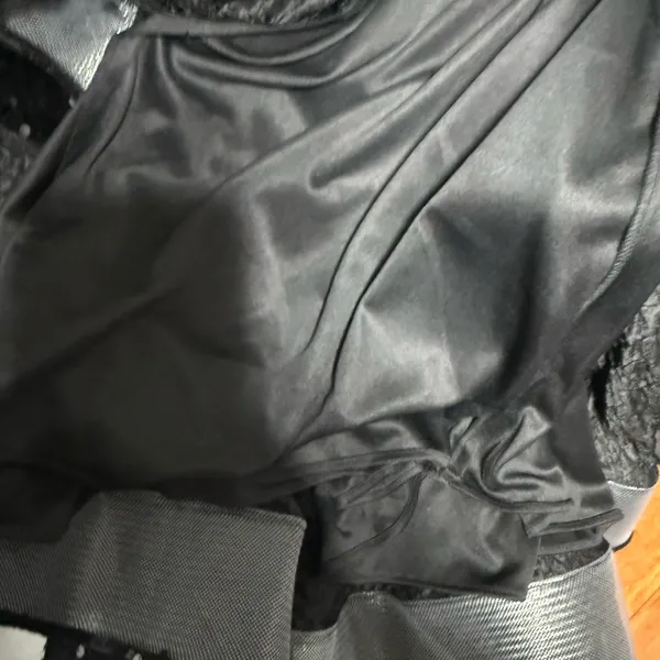 Stacees Black Sequin Dress size 16 - Image 9