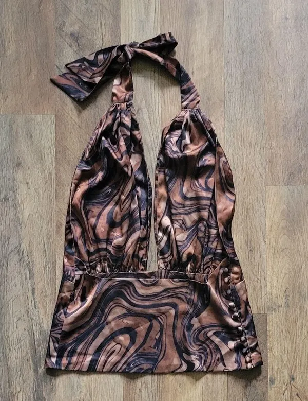House of Sunny Mahogany Paradise Party Top - Image 4
