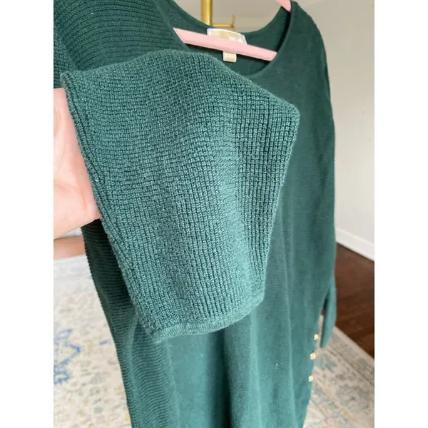 Michael‎ Kors Knit Tunic Sweater Coastal Grandmother Quiet Luxury Cottagecore - Image 9