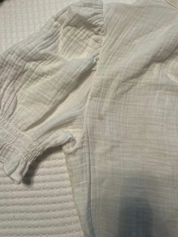 Crinkle Gauze Dress - Image 3