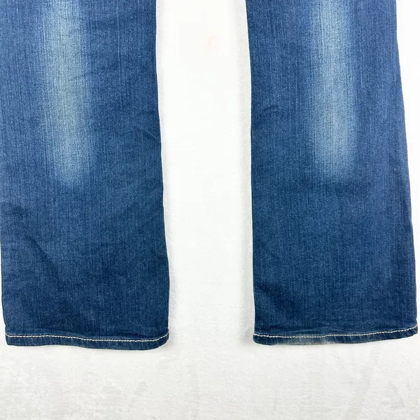 Ariat Women's Boot Cut Jeans Size 31 Western Contrast Stitch Rodeo Mid Rise - Image 4