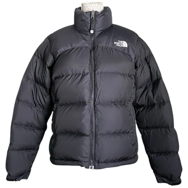 The North Face 1996 Nuptse 700 Goose Down Puffer Jacket Black Women’s Medium M - Image 2