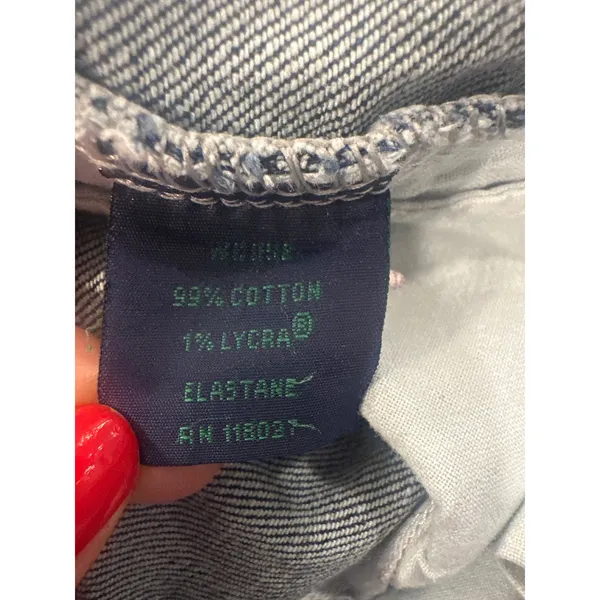 Boden Women Dark Wash Straight Leg Denim Jeans Blue Size 10R Stretch Capri - Image 7