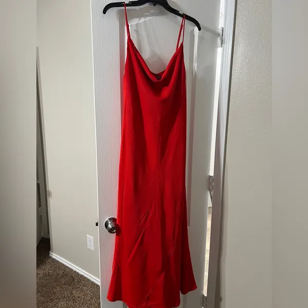 Zara Vibrant Red Dress - Image 2