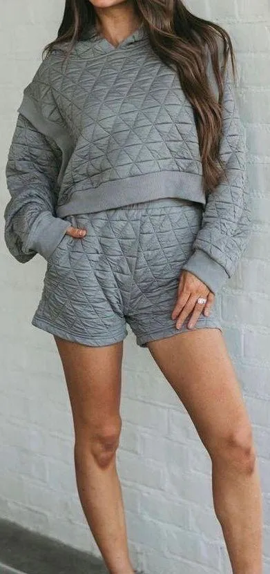 These Three Boutique Tristan Quilted Lounge Set - Image 2