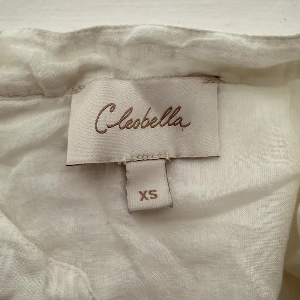Cleobella Elliot ivory organic cotton mini dress - Image 10