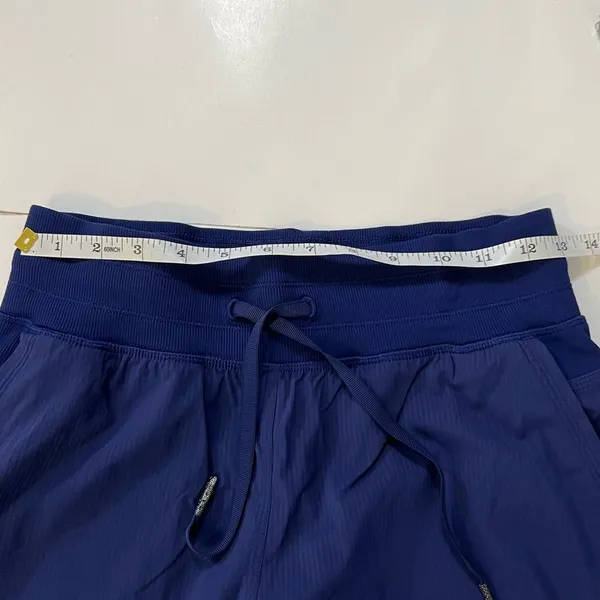 Lululemon Dance Studio Crop Jogger Pants Blue Size 4 Drawstring Waist - Image 6