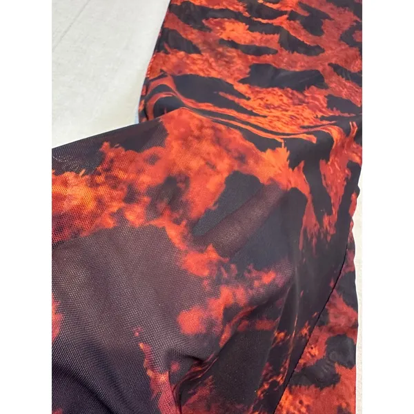 NWOT MURCI | LEAENA Deep Scoop Maxi Dress Mesh in‎ Hot Leopard | Women's Size 2 - Image 5
