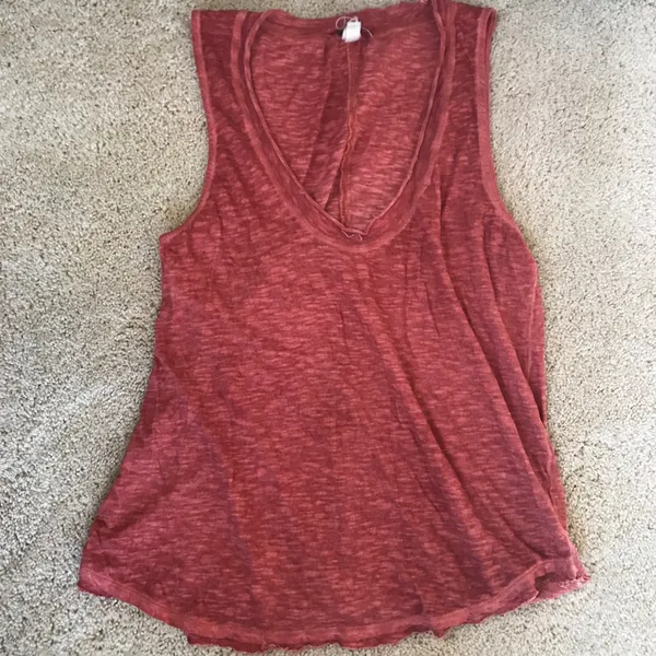 Free People Burnt Orange Tank Top - Image 2