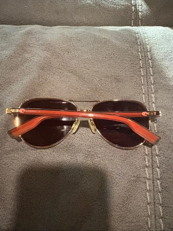 Women's Aviator Sunglasses - rose Gold Frame with Brown Lenses COSTA peli 580 - Image 2