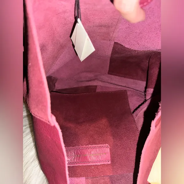 NWT Free People + Sundown Wilds Suede Nubuck Burgundy Bag - Image 9