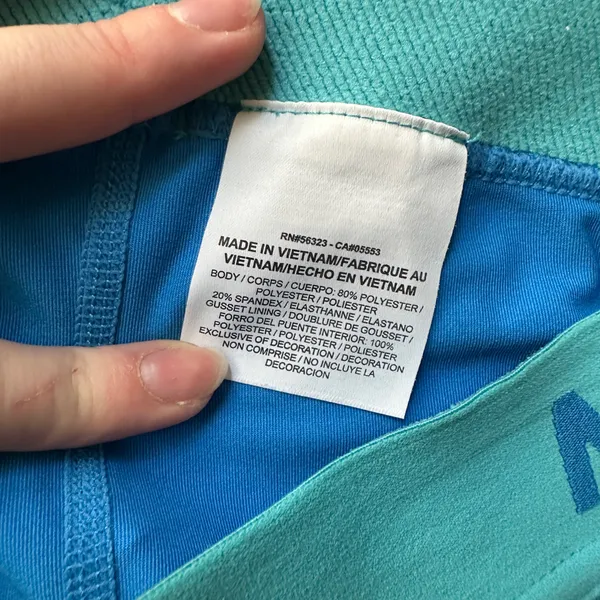 Blue Nike Pro Spandex Shorts Dri-Fit Like New Size S - Image 7