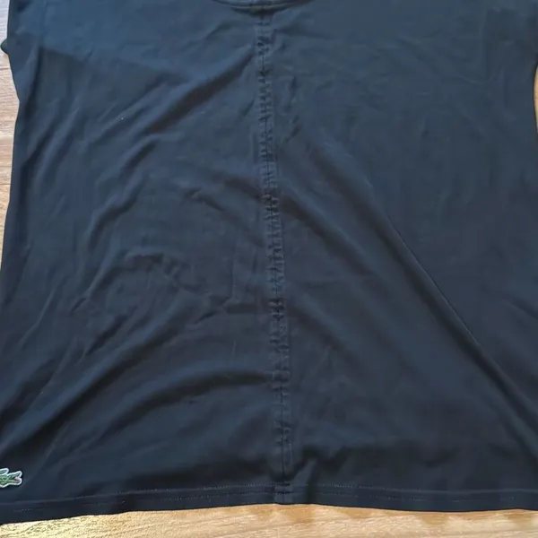 Lacoste women's black 100% cotton t-shirt size‎ 38 - Image 4
