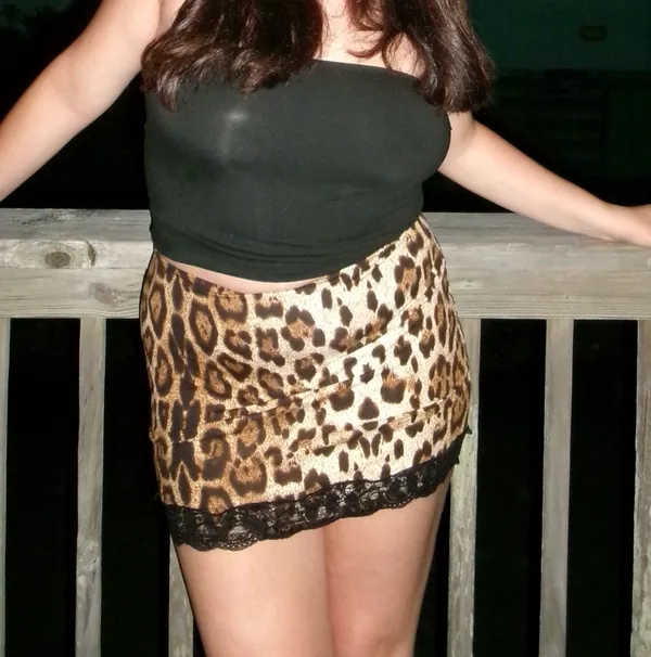 Cheetah skirt Gold Size M - Image 3