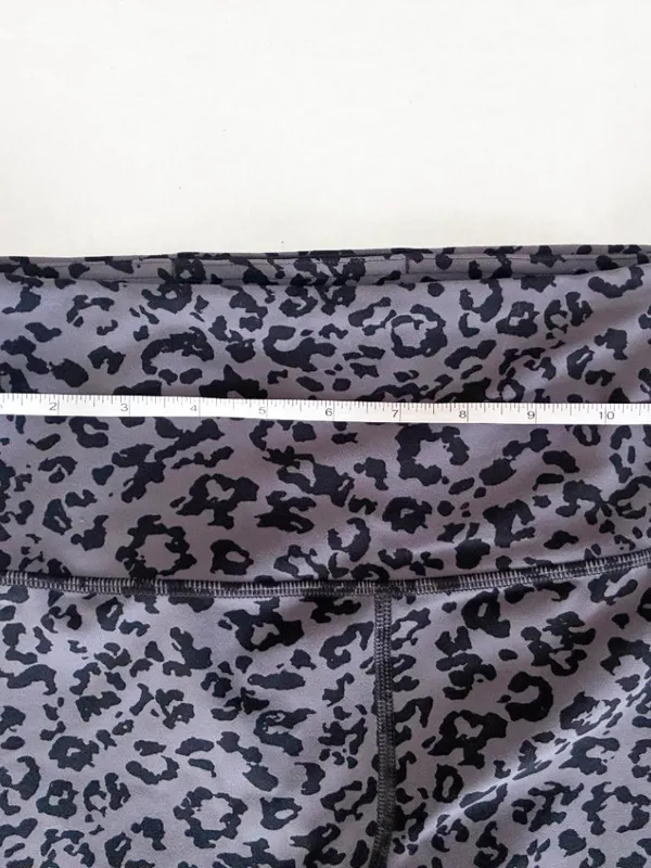 Athleta Leopard Elation Ultra High Rise Tight - Gray Black - Size Small - Image 8